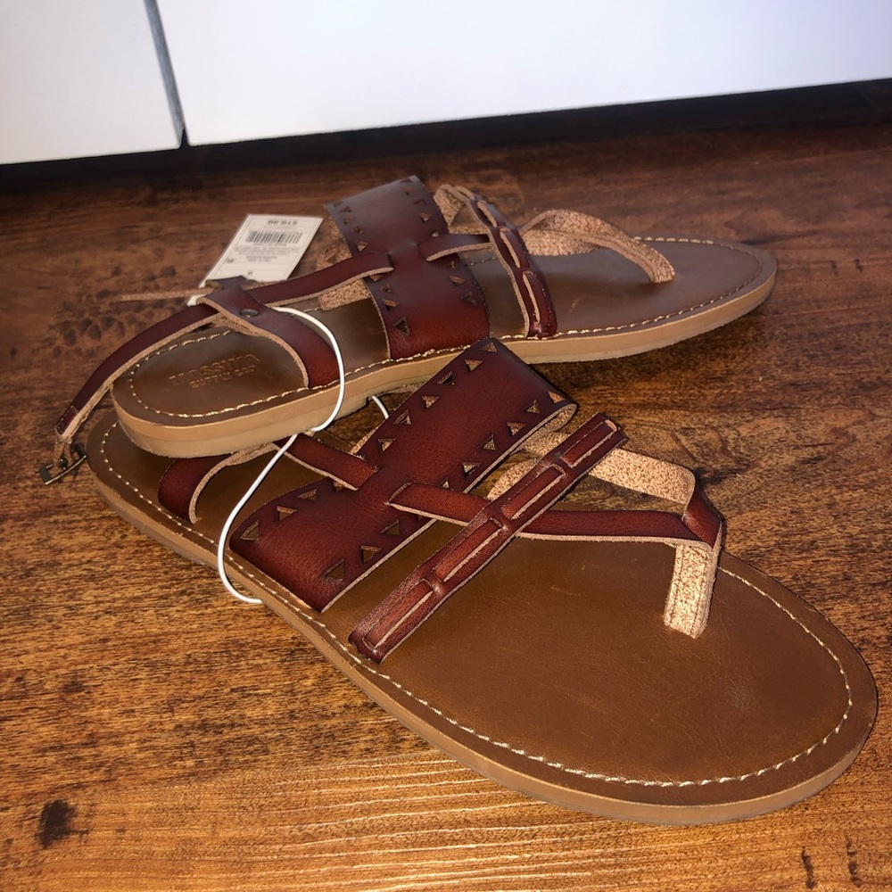Women’s Brown Sonora Toe Thong Sandals